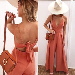 Knotted jumpsuit